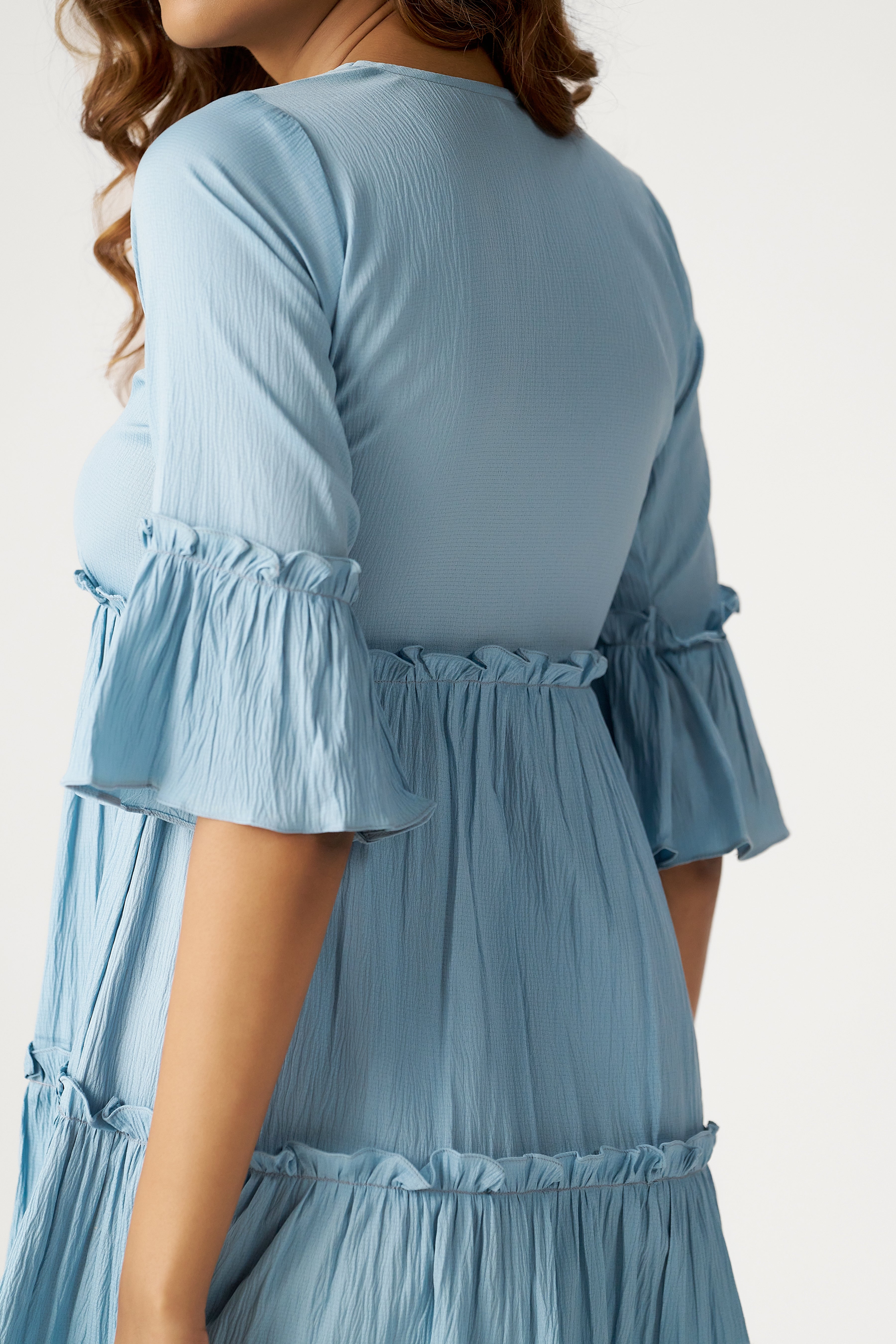 MISTY RUFFLE TIER DRESS