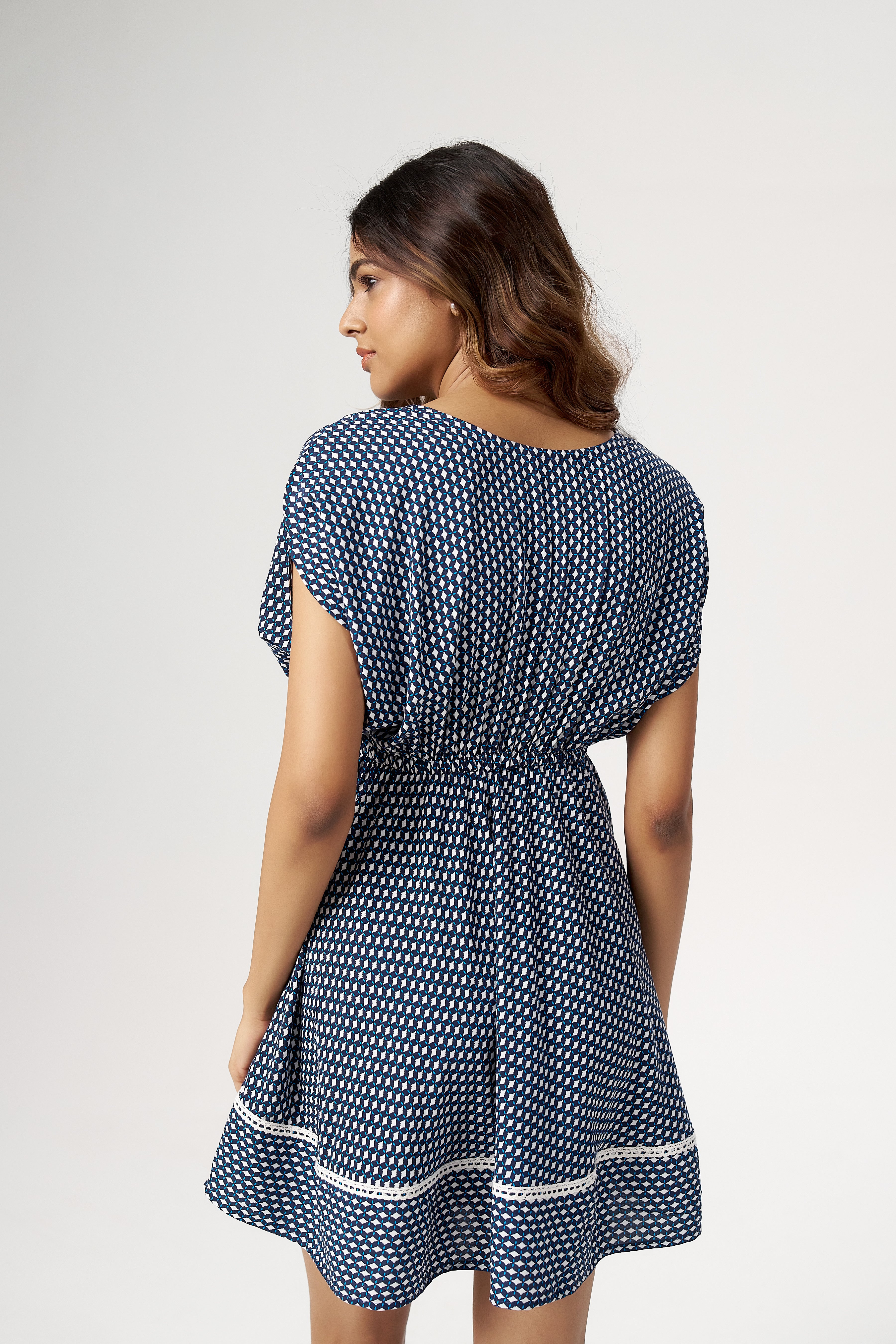 POLKA EMPIRE DRESS
