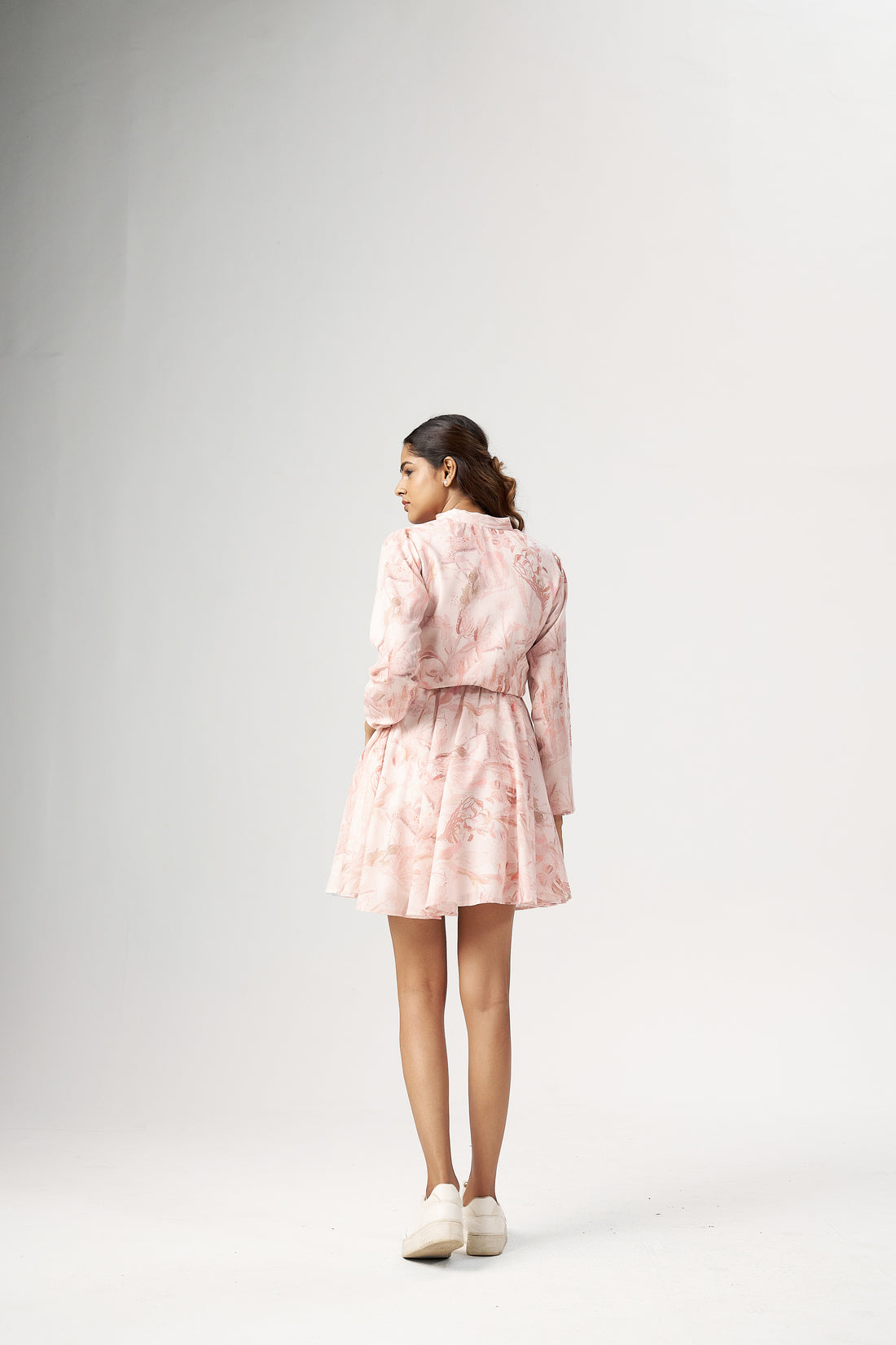 BLUSH TIE-DYE DRESS