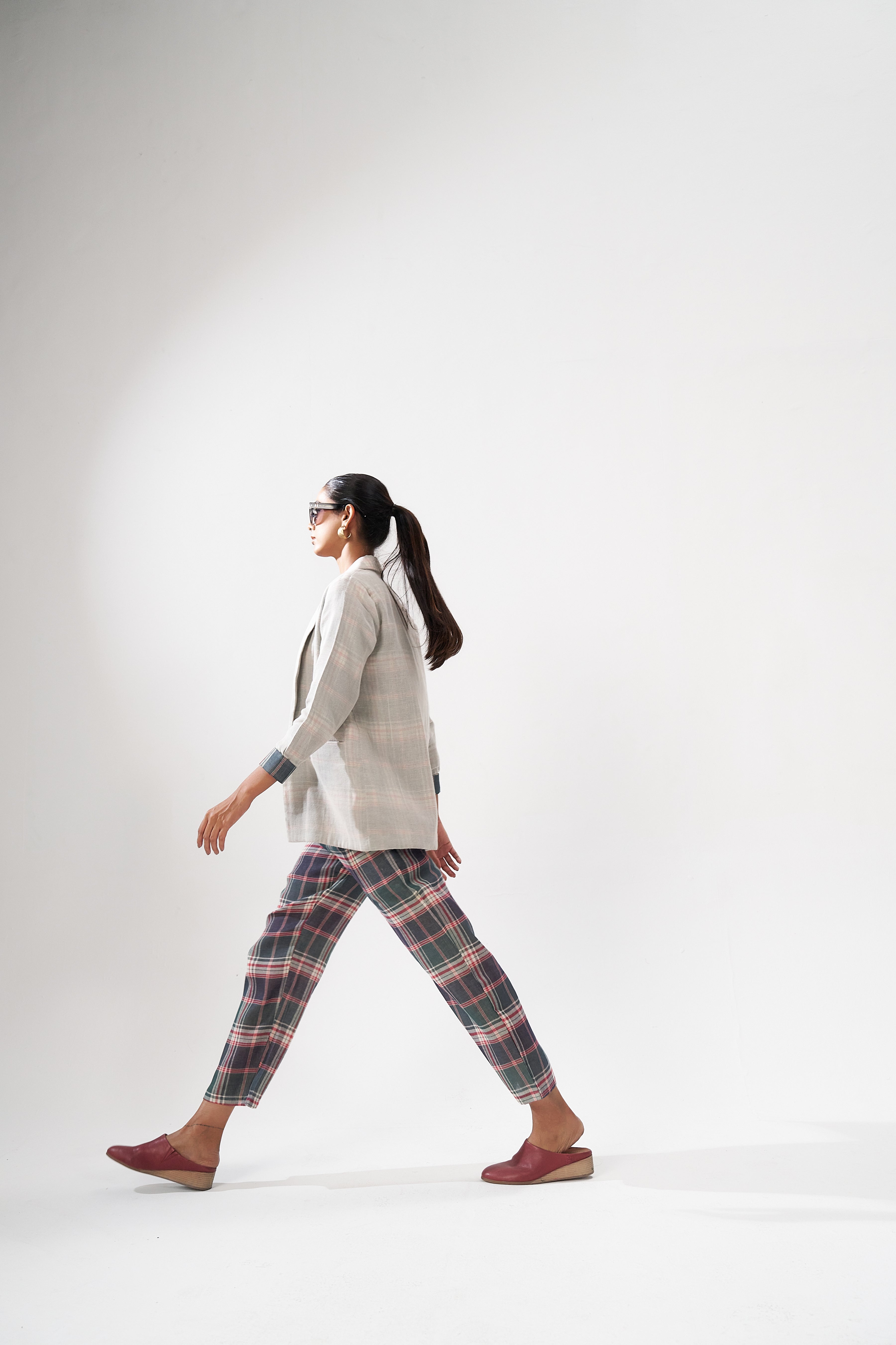 PLAID LAYERED CO-ORD SET