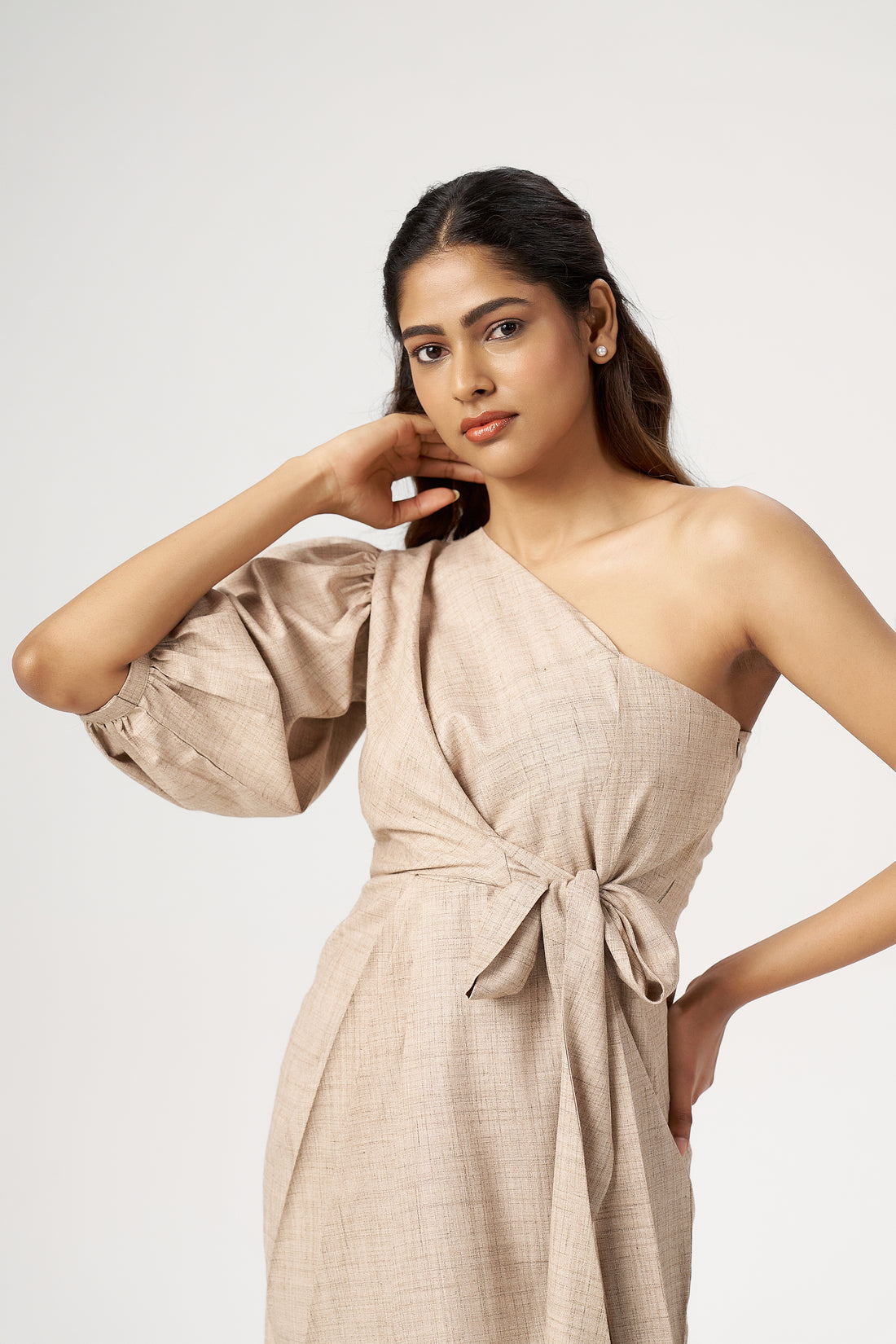 one shoulder wrap dress ONE SHOULDER DRESS – Nutmeg Apparels