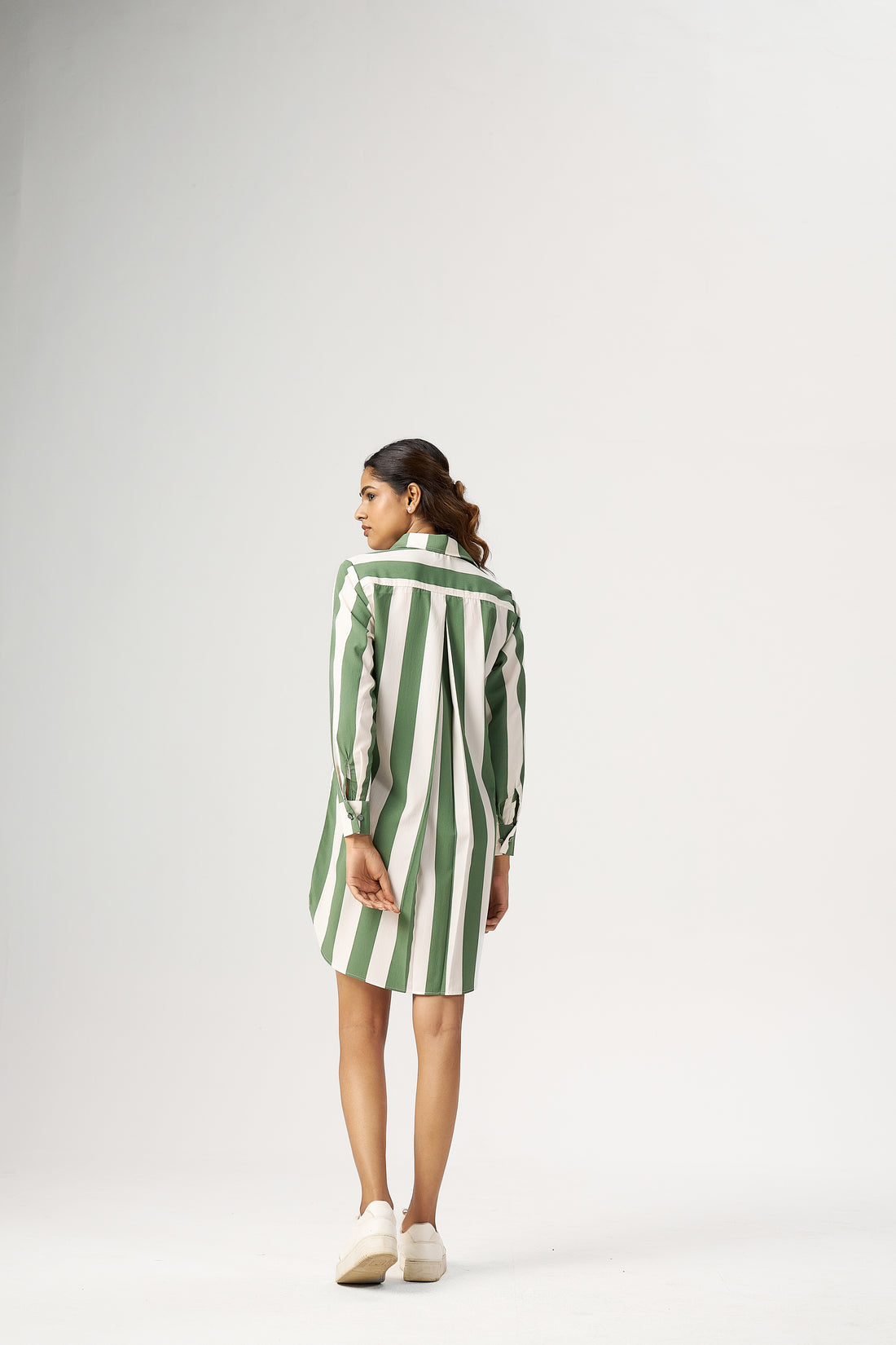 URBAN STRIPES SHIRT DRESS