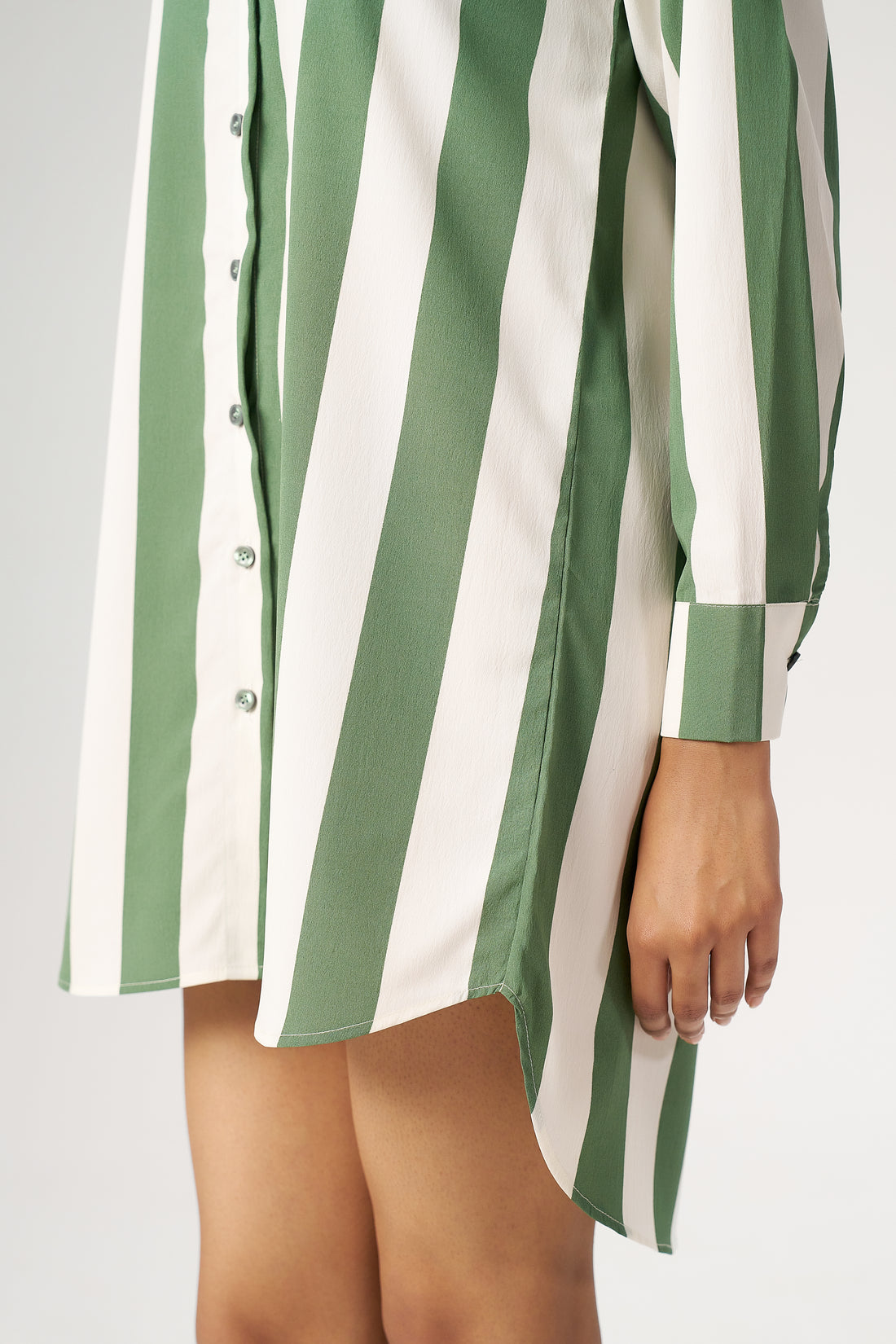 URBAN STRIPES SHIRT DRESS