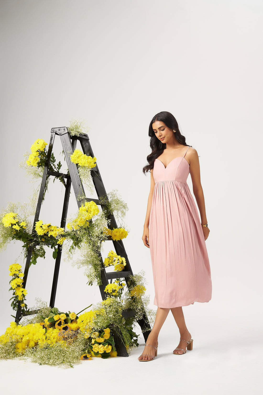 BLUSH MIDI DRESS