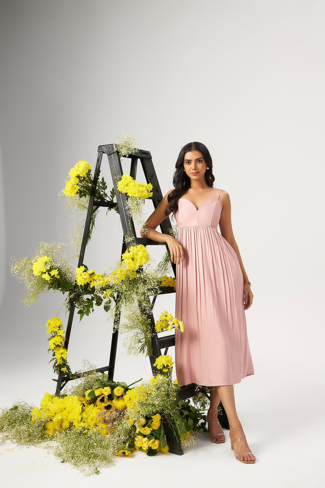 BLUSH MIDI DRESS