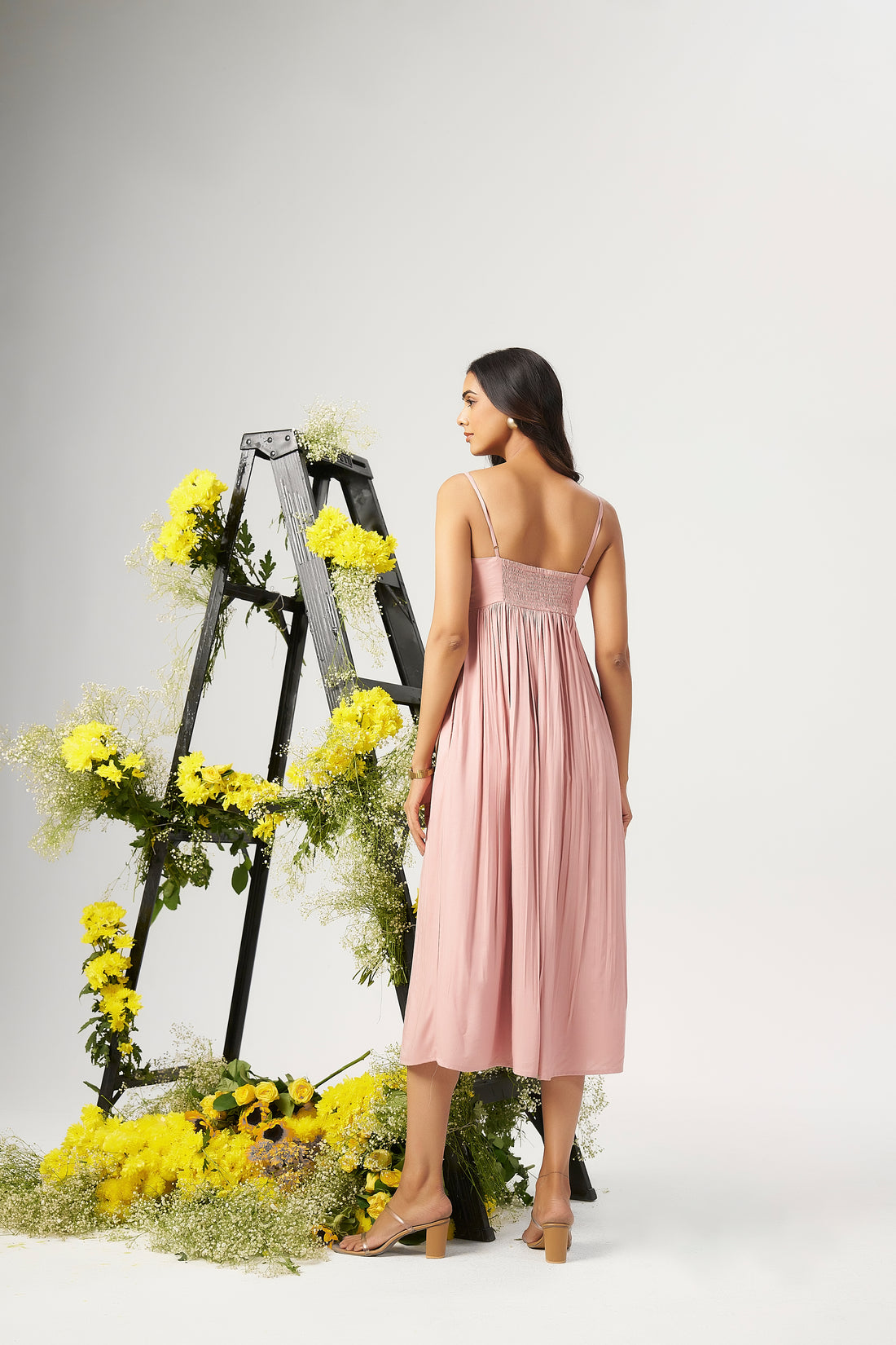 BLUSH MIDI DRESS