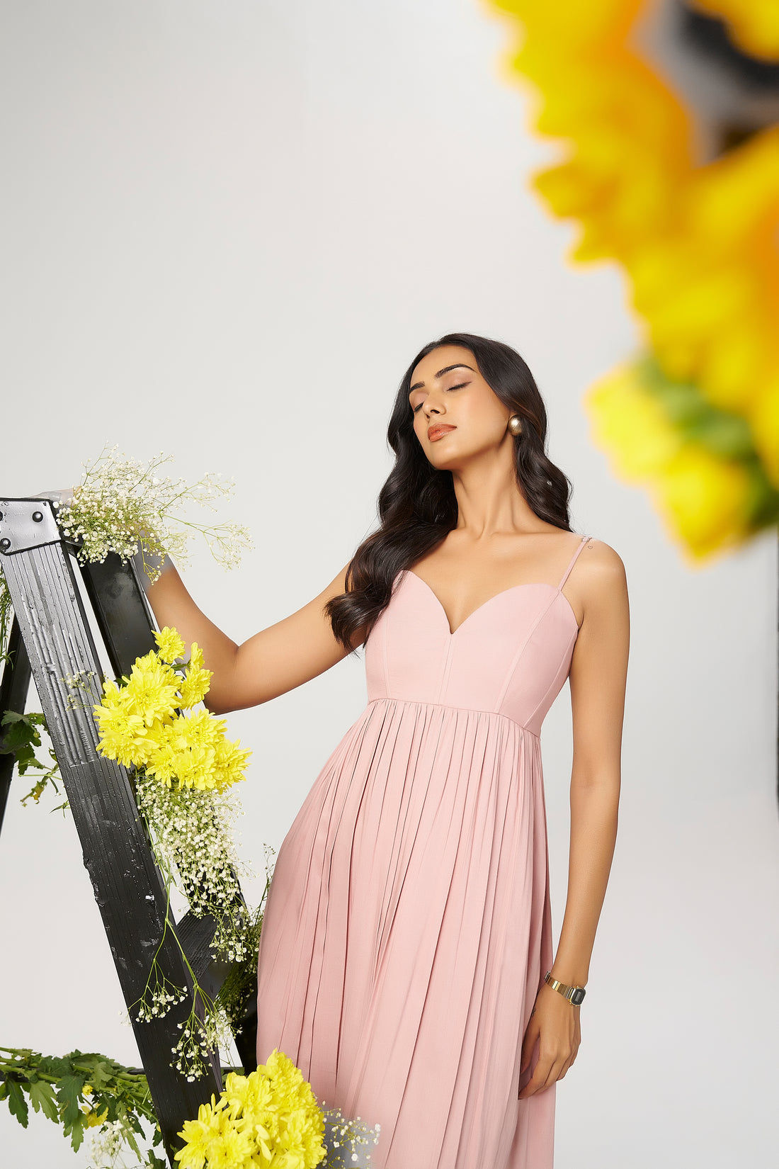 BLUSH MIDI DRESS