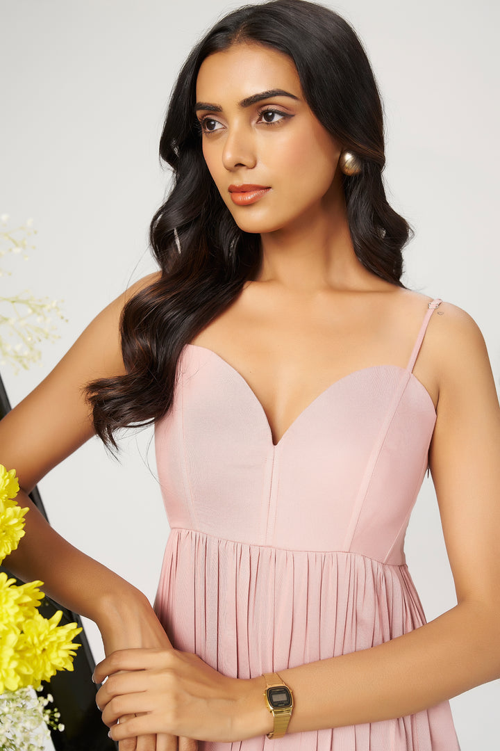 BLUSH MIDI DRESS